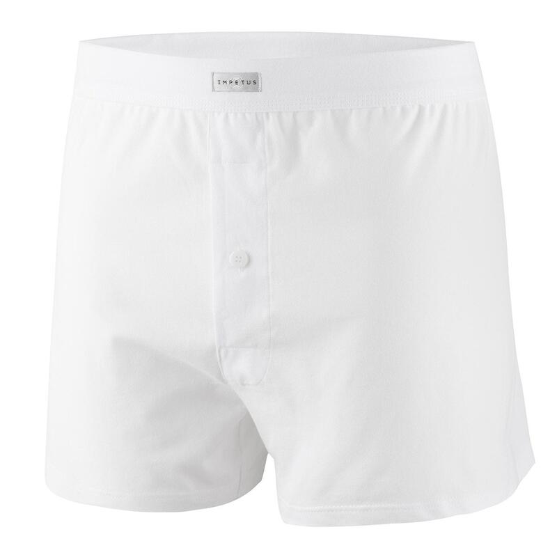 Boxer short boutonné pur coton Essentials