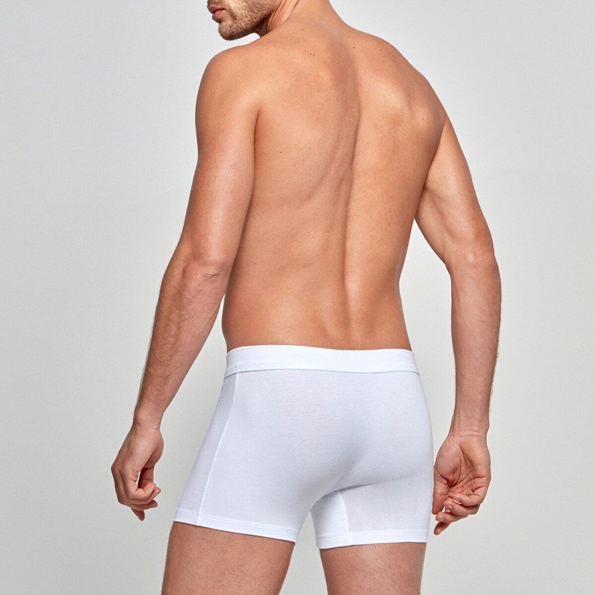 Boxer short boutonné coton stretch Essentials 3/5