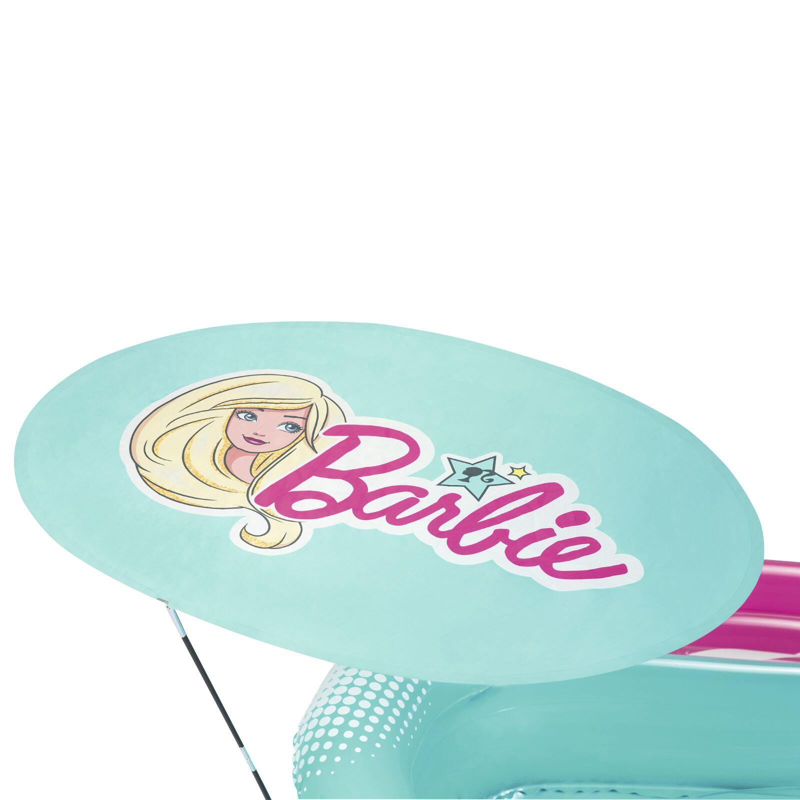 Bestway Barbie Tapete Duplo Inflável Parasol 178x170 cm Conjunto de Dois Tapetes 3/5