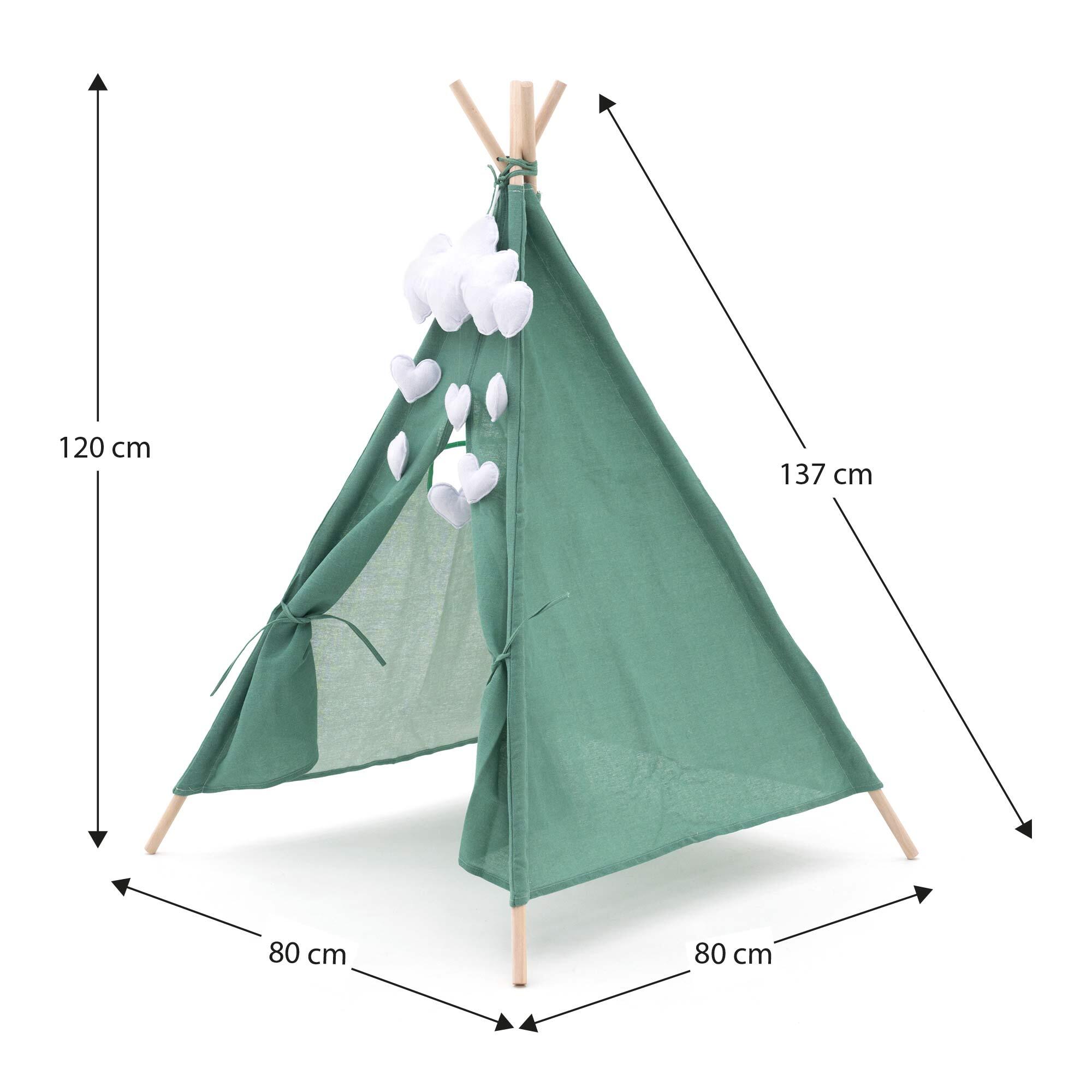 Tipi Infantil Montesori Robincool Kaplana 80x80x110 cm Plegable Uso Interior y E 4/5