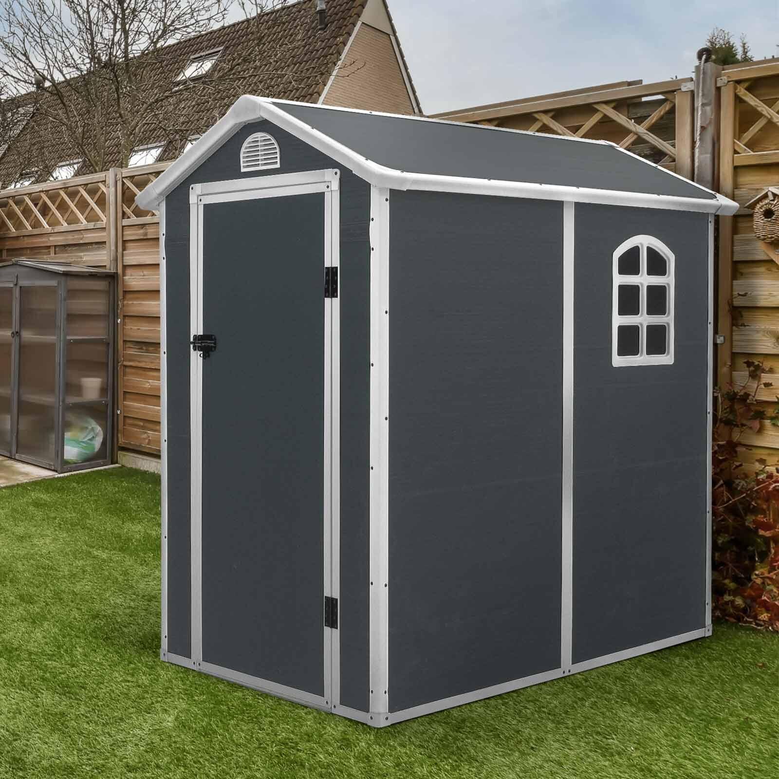 Caseta de Resina para Exterior Gardiun New Marena 2,57m² 130x190x203 cm con Vent 2/5