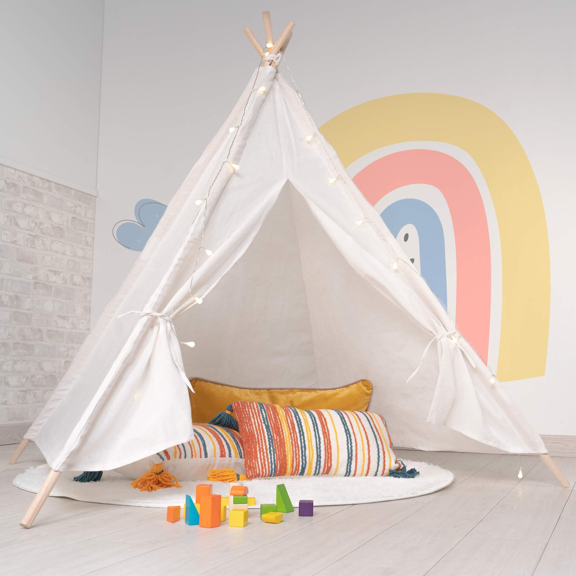 Tipi Infantil Montesori Robincool Koda 120x120x150 cm Plegable  Uso Interior y E 2/5