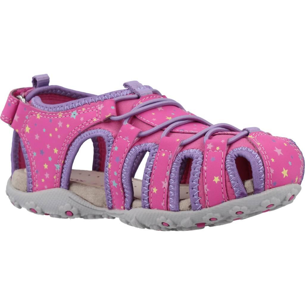 Sandales Geox Modèle Jr Sandal Roxanne A Couleur Rose 5/5
