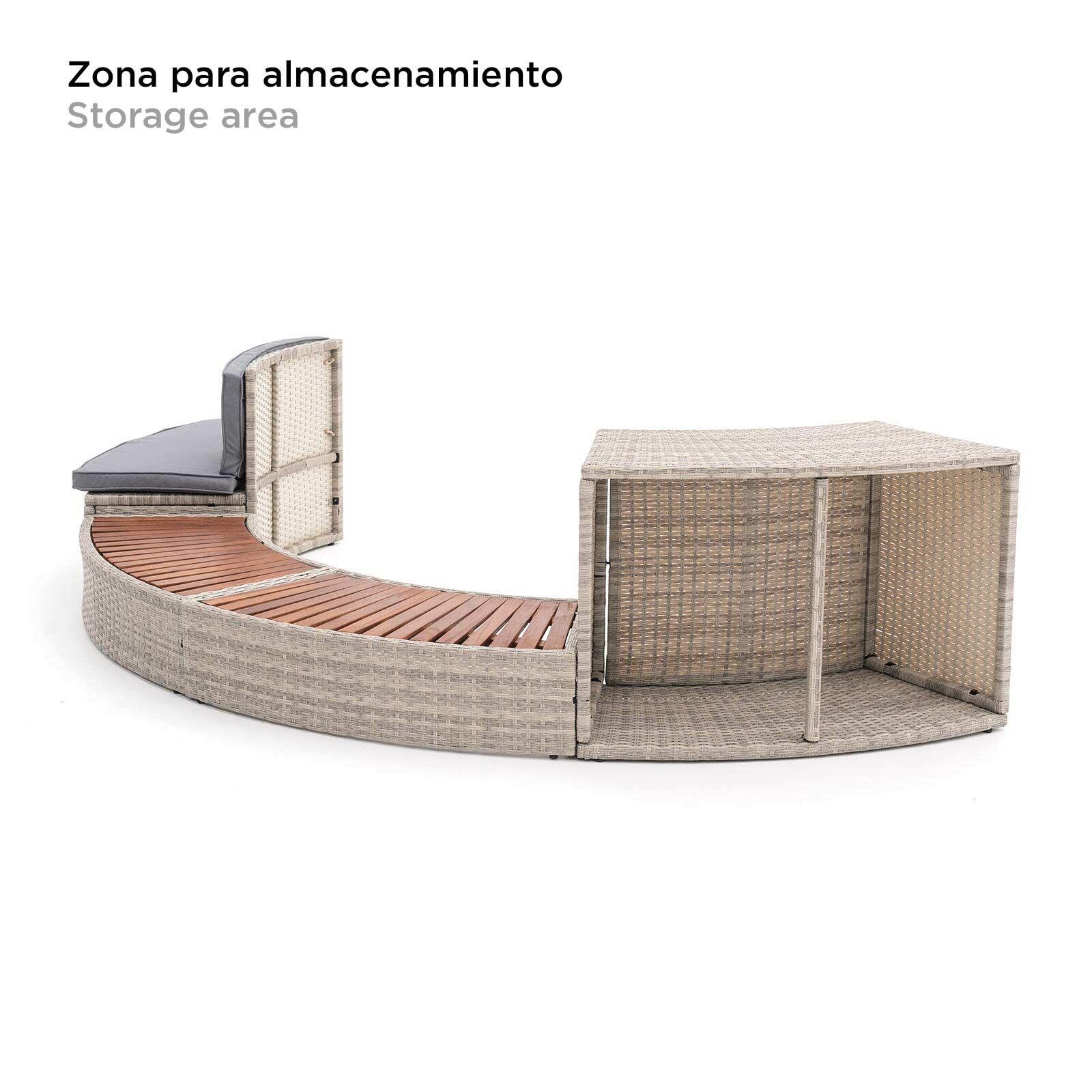 Revestimiento Spa Hidromasaje K2O Half Surround 180 289x45x56 cm 3/5