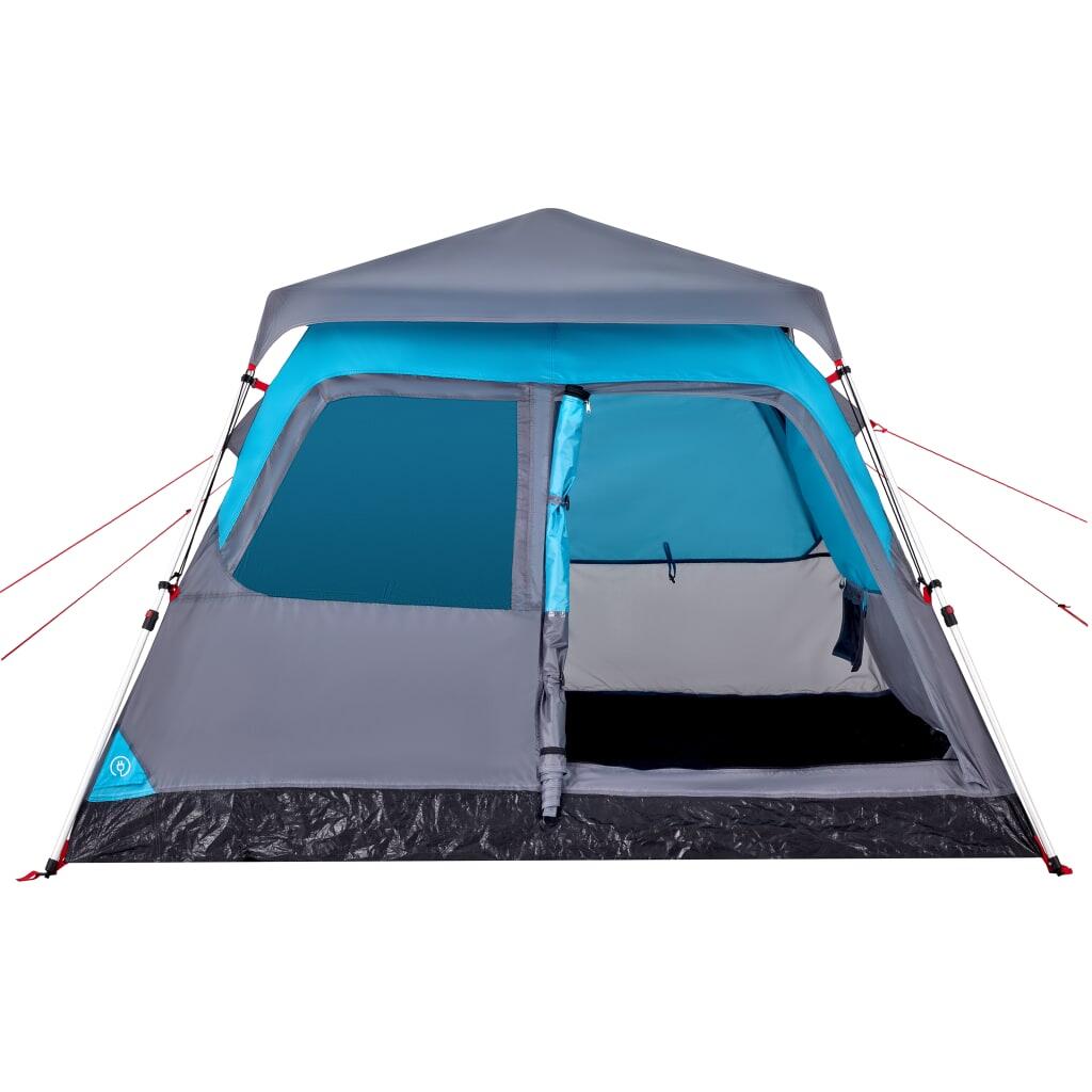 Tente dôme VidaXL 4 personnes ouverture rapide bleu 7/7