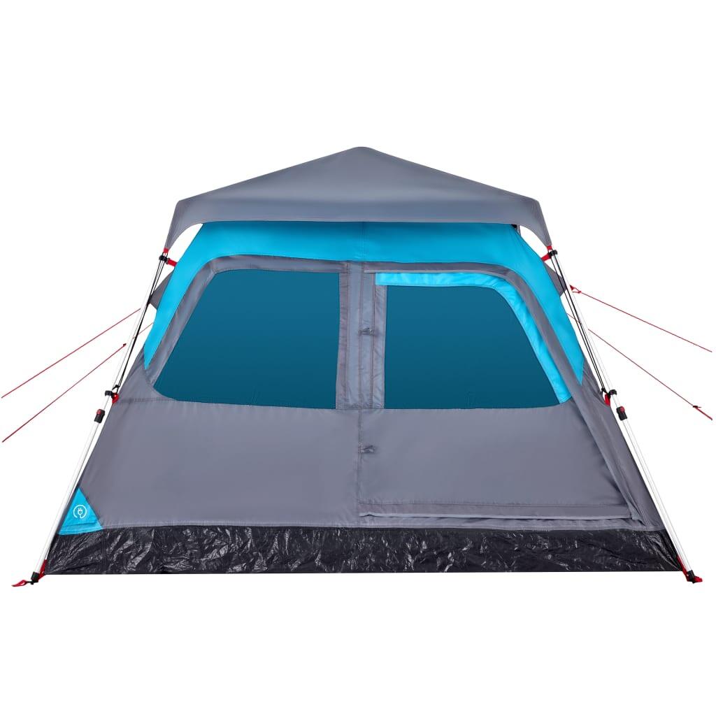Tente dôme VidaXL 4 personnes ouverture rapide bleu 6/7