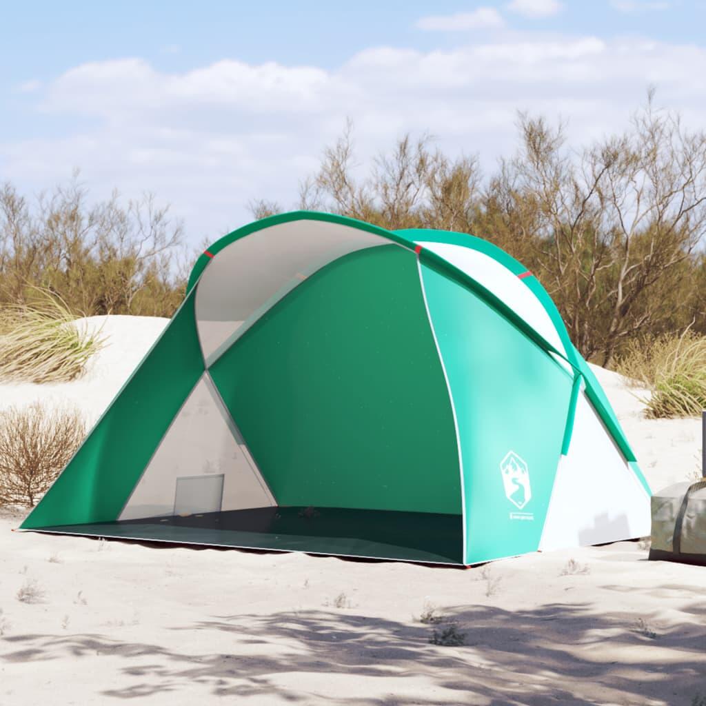 Tenda de praia pop-up impermeável verde mar