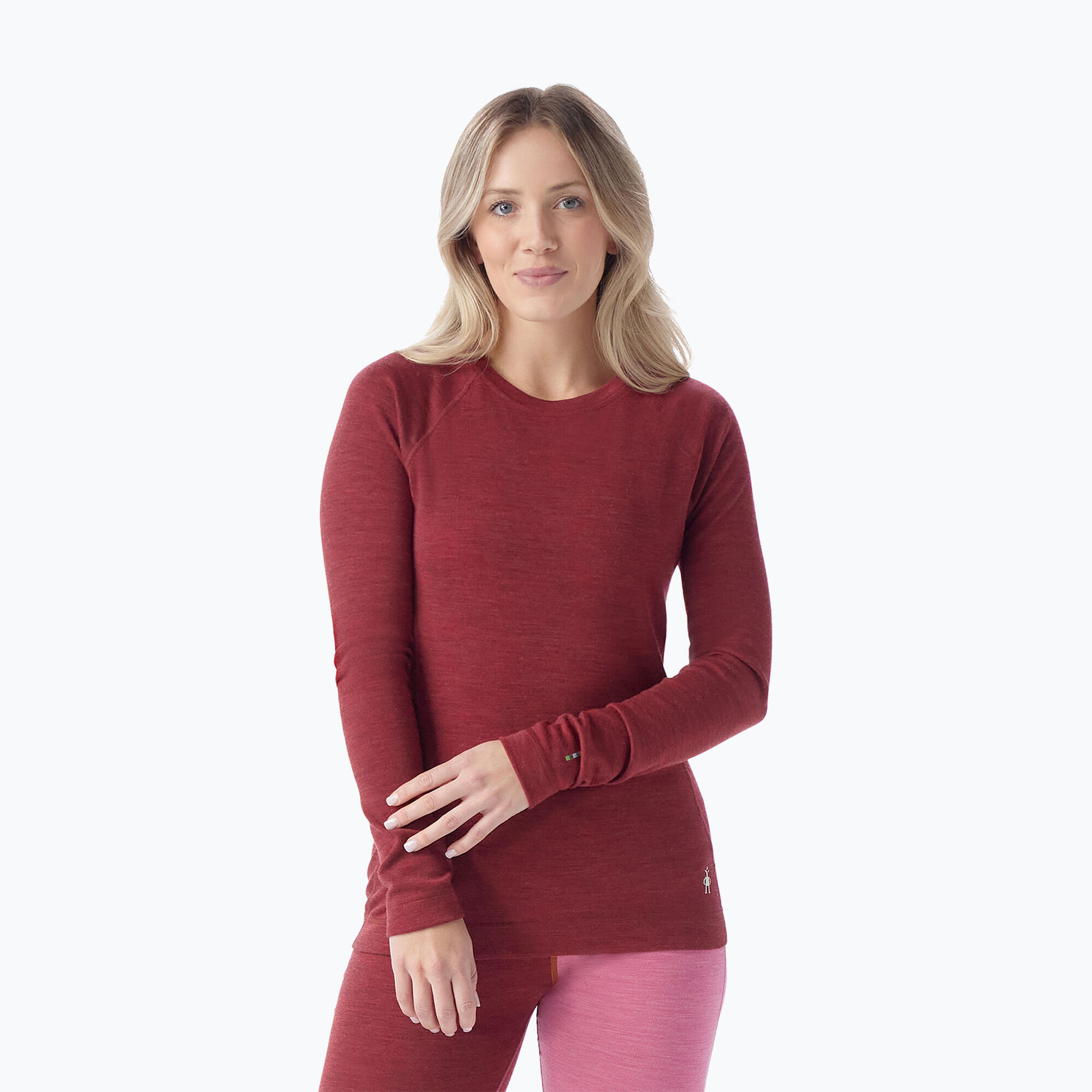 Longsleeve termoaktywny damski Smartwool Merino 250 Baselayer Crew Boxed 3/4