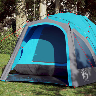 Vidaxl 3-Personen Koepeltent mit Schnellem Aufbau in Blau