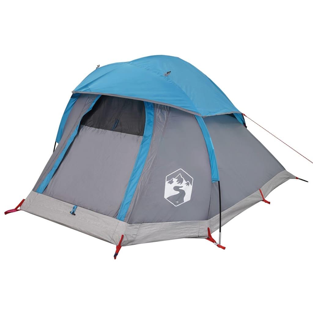 VidaXL Koepeltent 1-persoons waterdicht blauw 5/7