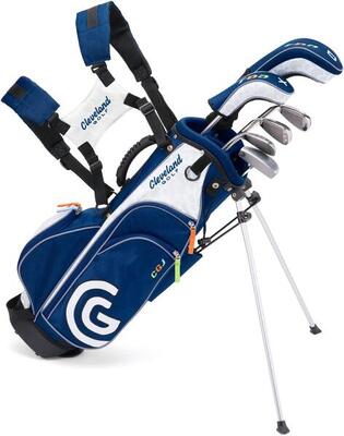 Set mazze da golf Cleveland Junior blu 7-9 anni 120-140 cm
