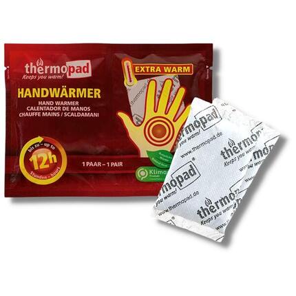 Handwarmers zelfverwarmend 12 uur warmte 10-pack eenmalig gebruik