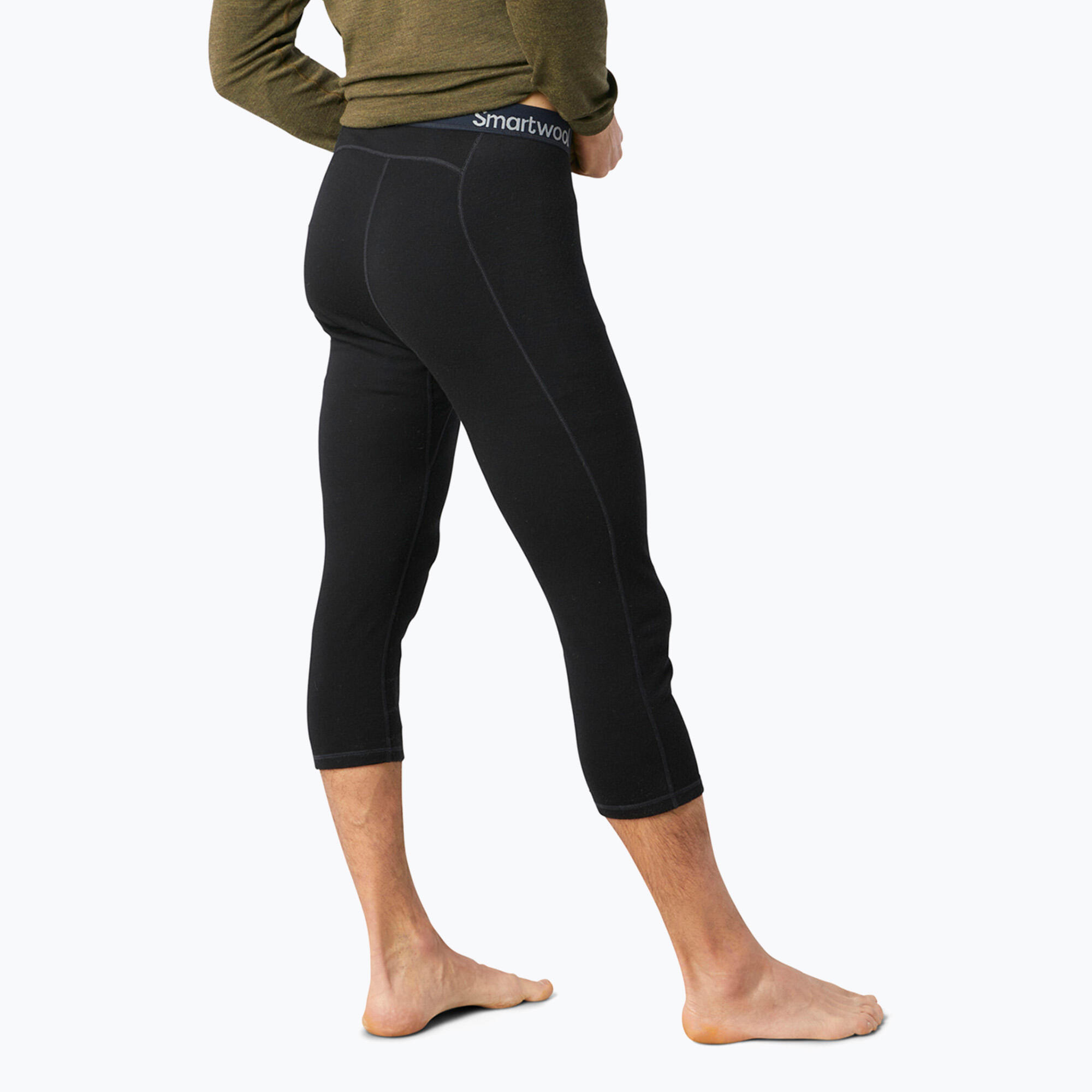 Pantaloni da uomo Smartwool Classic Thermal Merino Base Layer a 3/4 3/3