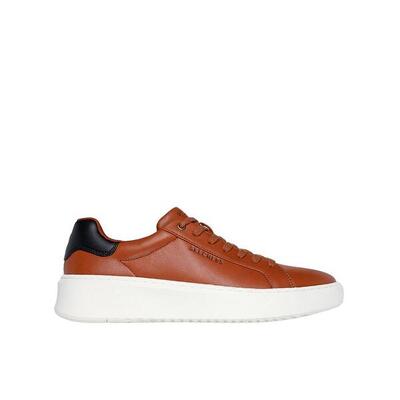 Skechers heren court break suit sneaker sneakers bruin