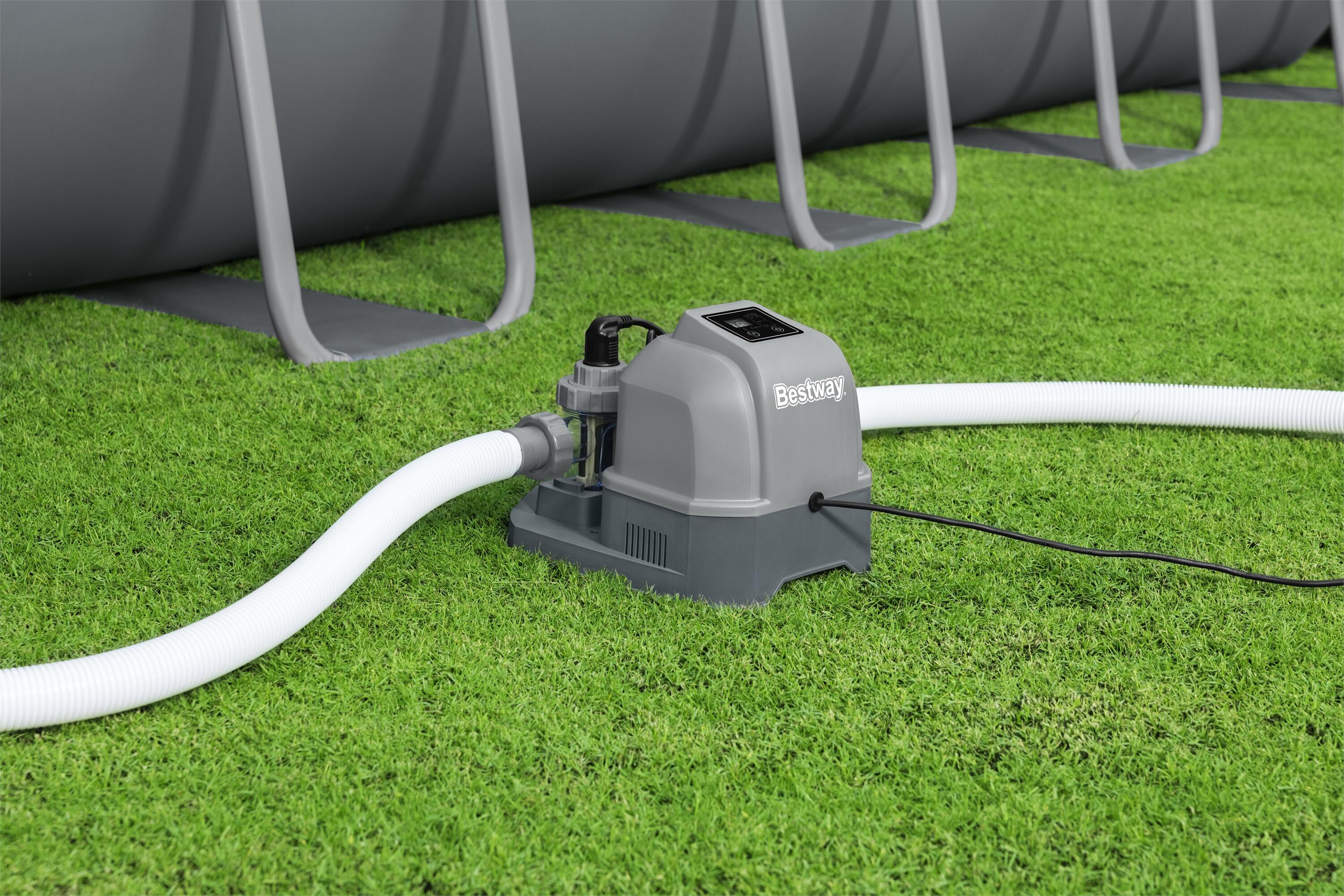 Chlorinateur piscine eau salée Hydrogenic Bestway 6 gh 3/7