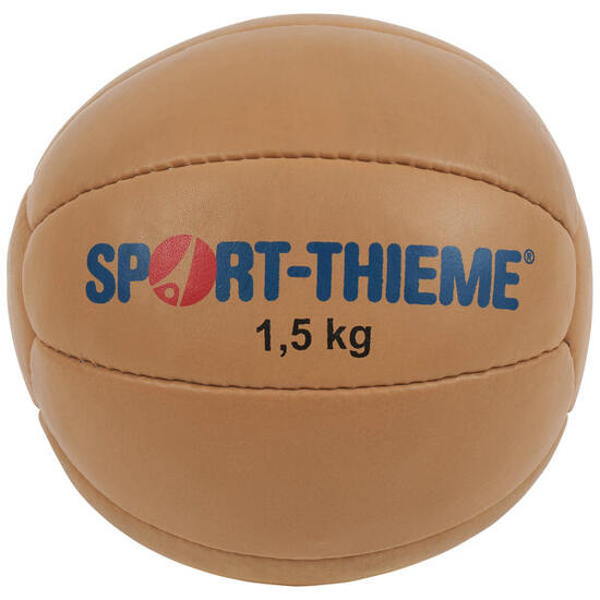 Medizinball Tradition 1,5 kg, ø 23 cm Gymnastik Unisex Natur