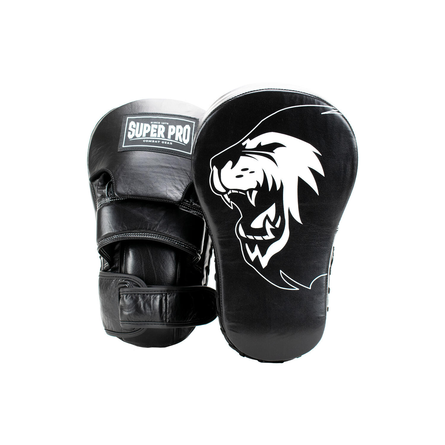 Super Pro Combat Gear - Pattes D'Ours Boxe - Focus - Cuir - Bouclier - Noir - Taille Unique - Decathlon