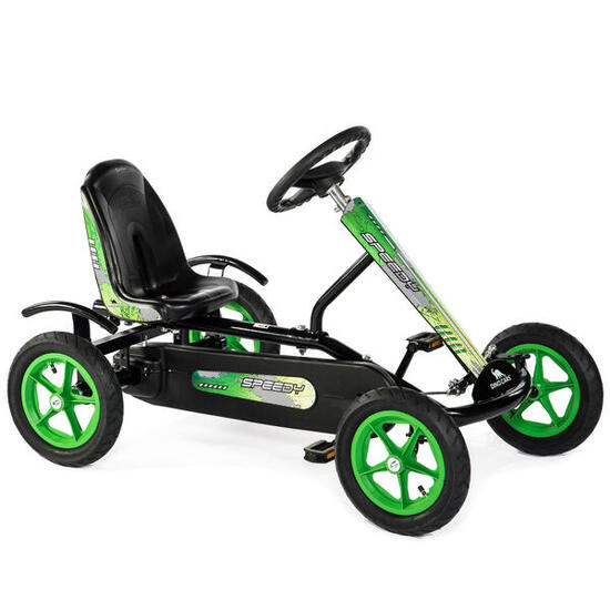 Go-Kart Speedy BF1 Scooter Unisex Schwarz, Grün