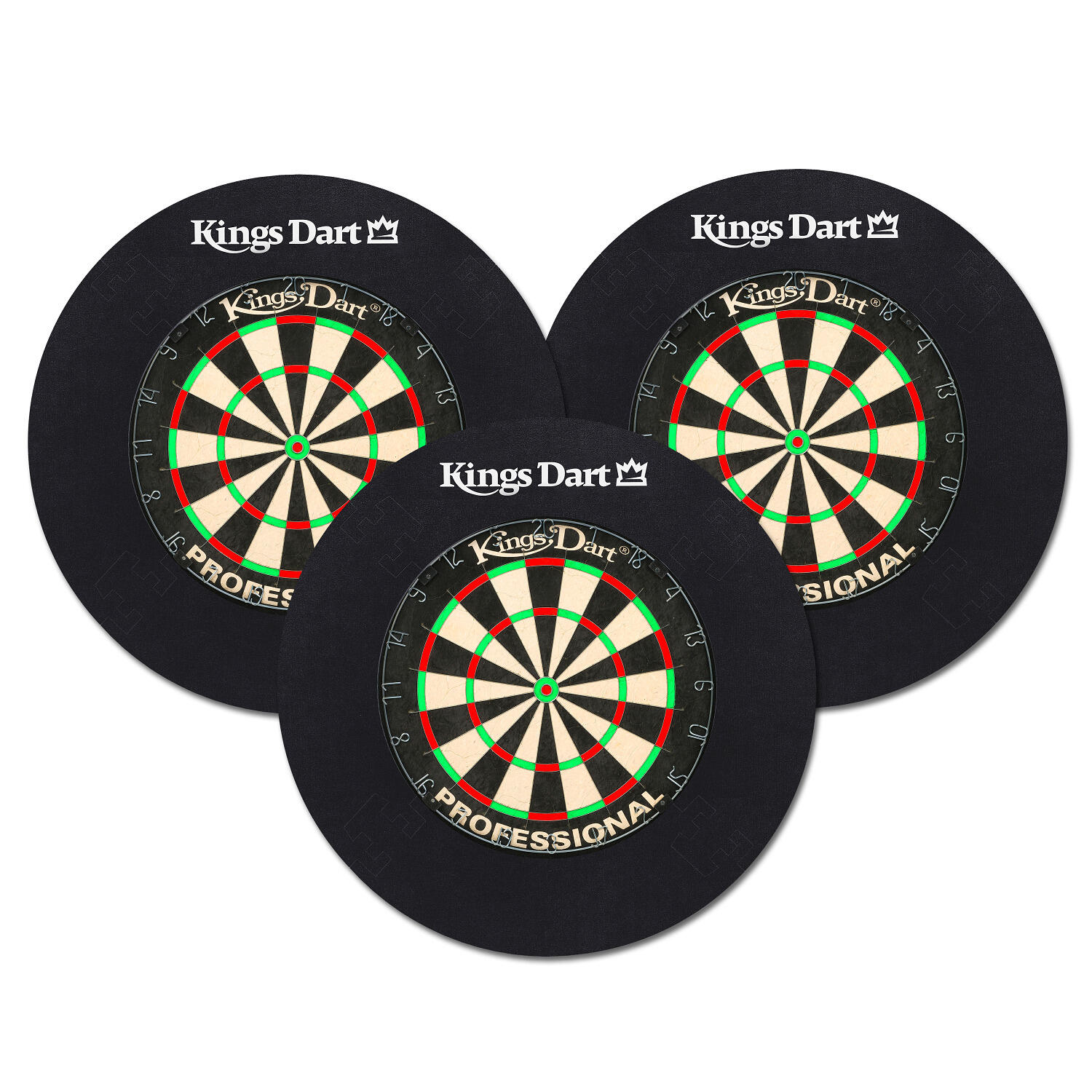 KINGS DART Dart-Set Dartboards with Catch Ring Darts / Steeldarts Unisex