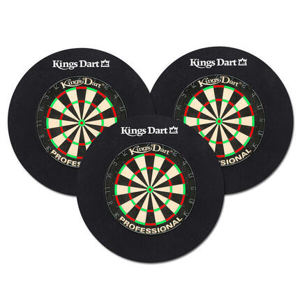 Dart-Set Dartscheiben mit Auffangfeld Darts / Steeldarts Unisex
