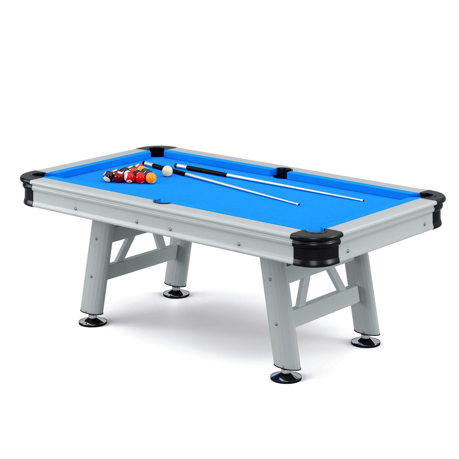 SPORTIME Sportime Billardtisch Outdoor, 7 ft