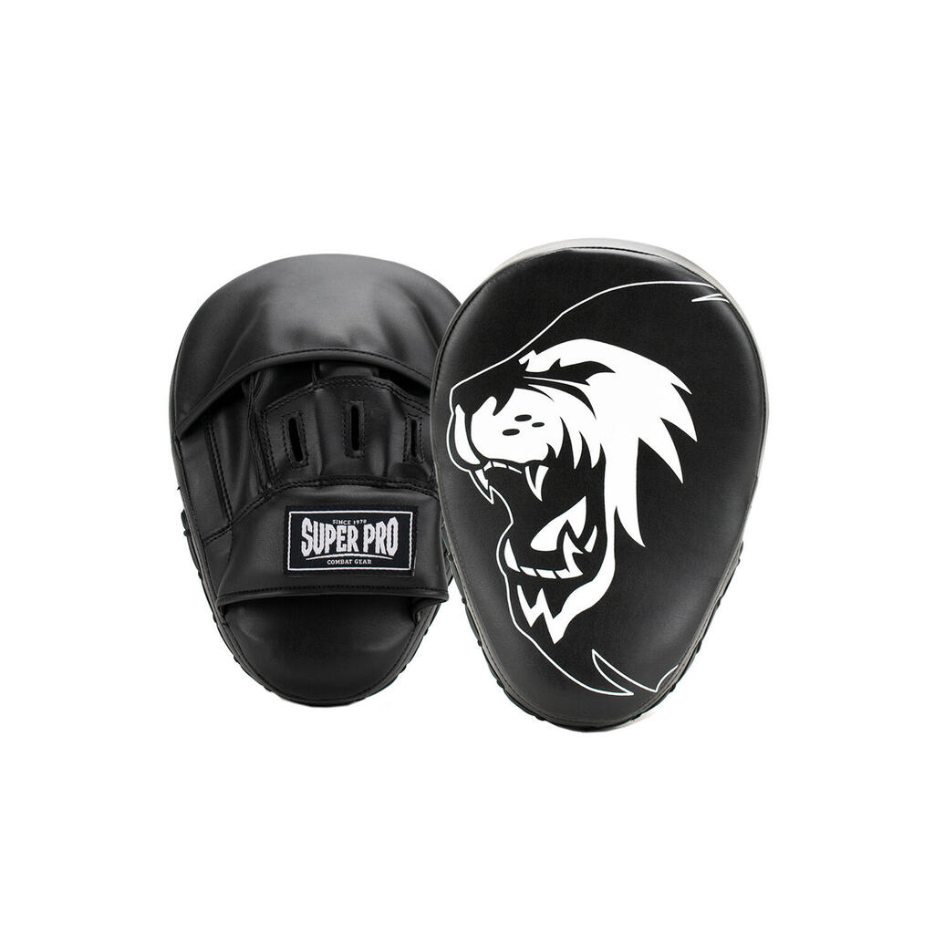 Curved PU Handpads - Black / White