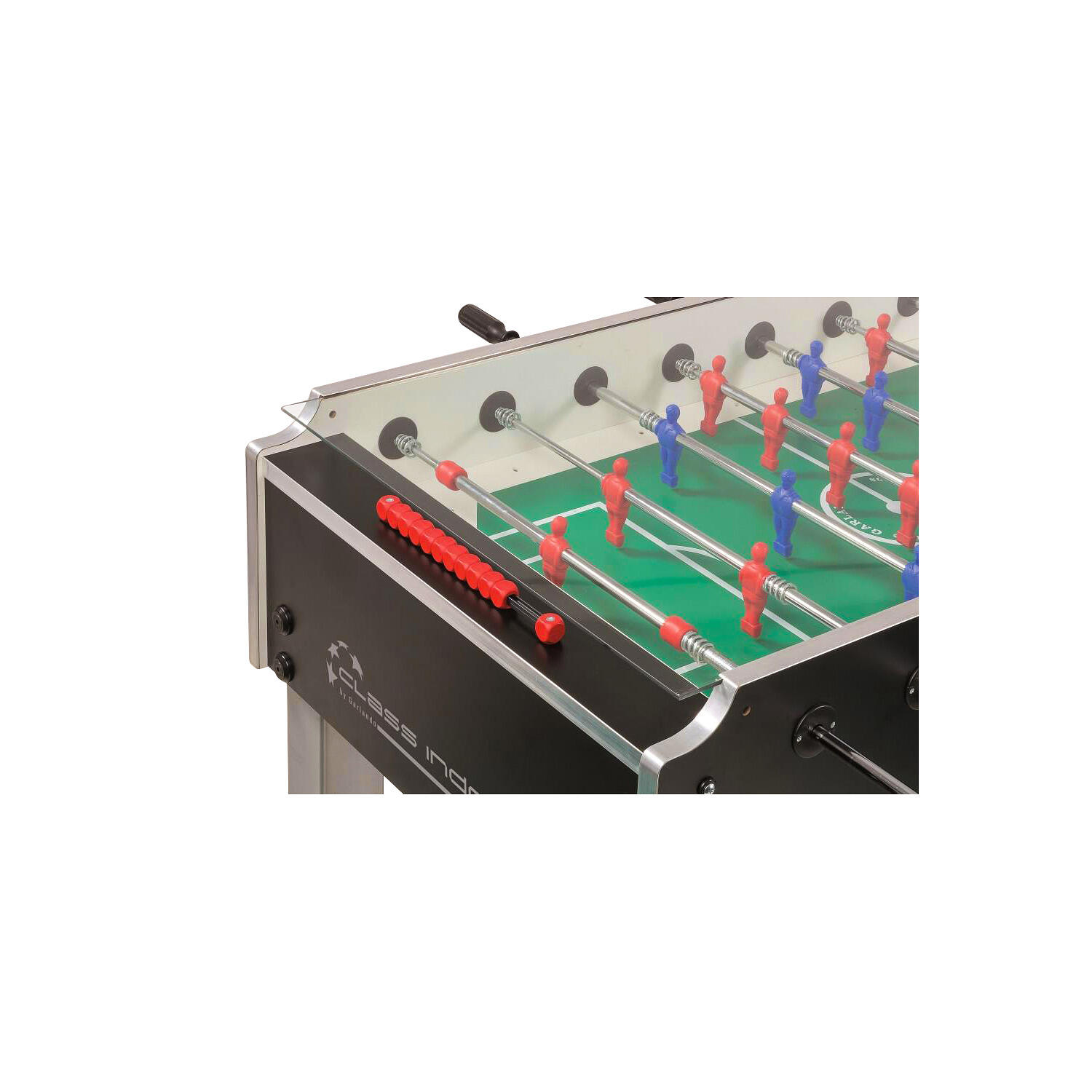 Baby-foot professionnel Garlando Master Class EVO avec couvercle en verre 2/2