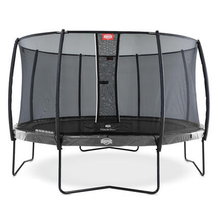 Trampolina Elite Regular 430 + Siatka Bezp. Deluxe Szary