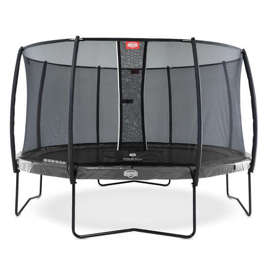 Trampolina Elite Regular 430 + Siatka Bezp. Deluxe Szary