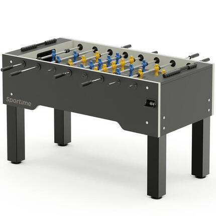 Tischkicker Dragon Steel Blue Guardian vs. Yellow Dragon Spielfeld Grau