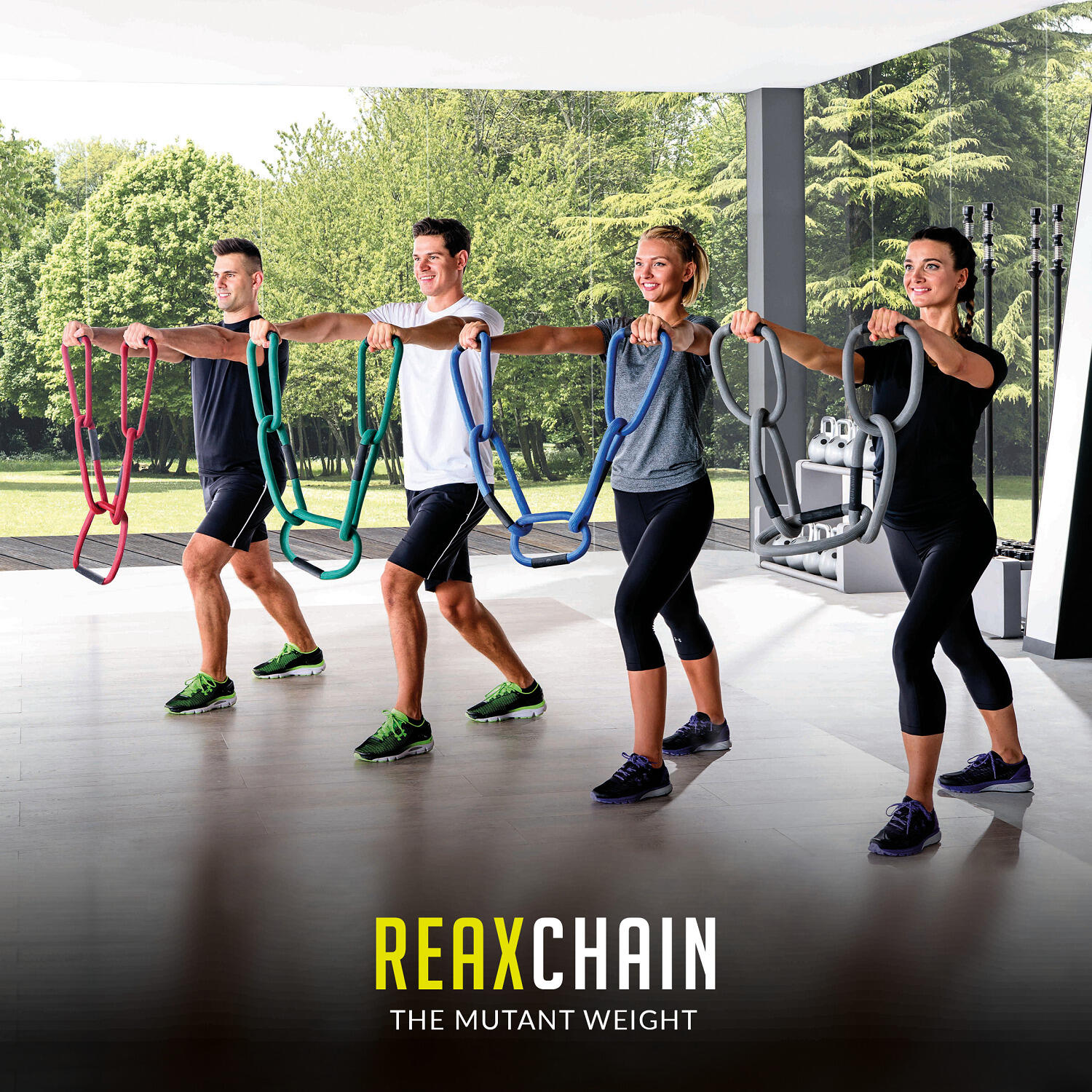 Gewichtsketten Reax Chain Fit 5 2 kg, Grau Gewichtheben Unisex Grau 3/5
