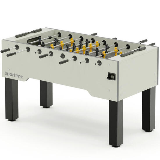 Tischkicker Dragon Steel Black Guardian vs. Yellow Dragon Spielfeld Grau
