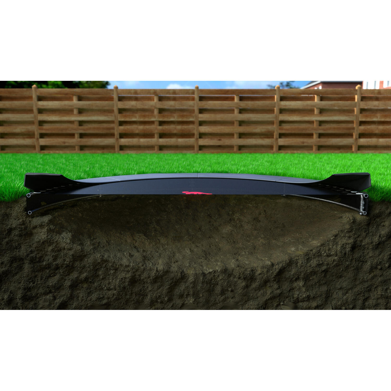 Trampolin Pro Line Flat Level 305 cm Trampolin Unisex Schwarz 2/2