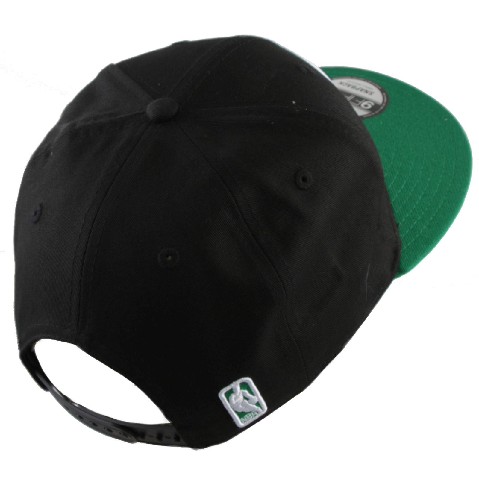 New Era Unisex Snapback Cap NBA Boston Celtics, 9fifty, Schwarz Grün, S-M 2/6