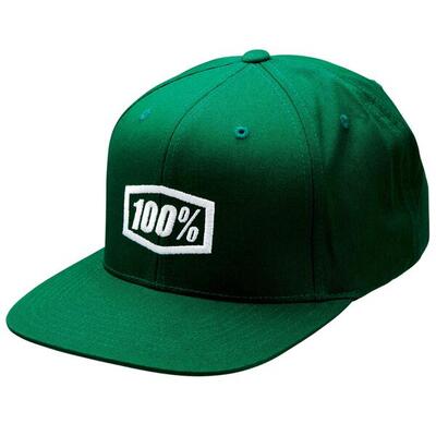 Icon aj fit snapback hoed - bosgroen