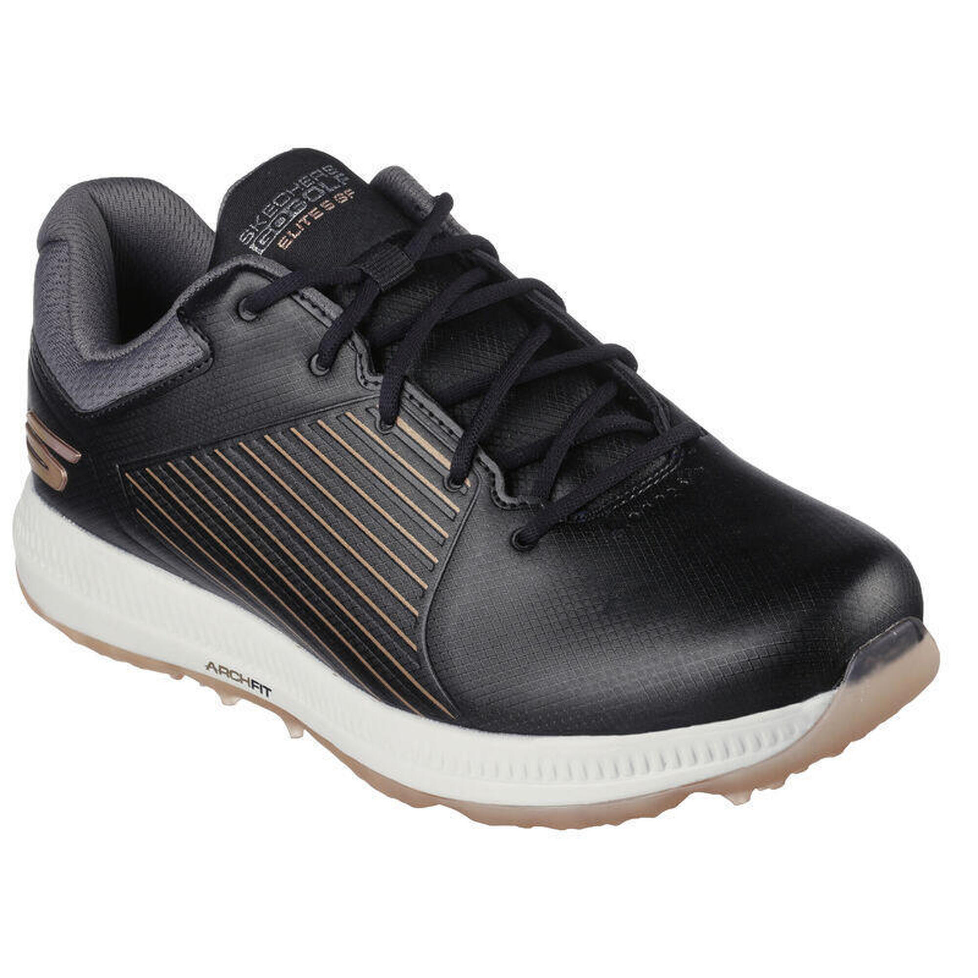 SKECHERS Chaussures De Golf   pour femme Go Golf Elite 5-GF  Or  Noir