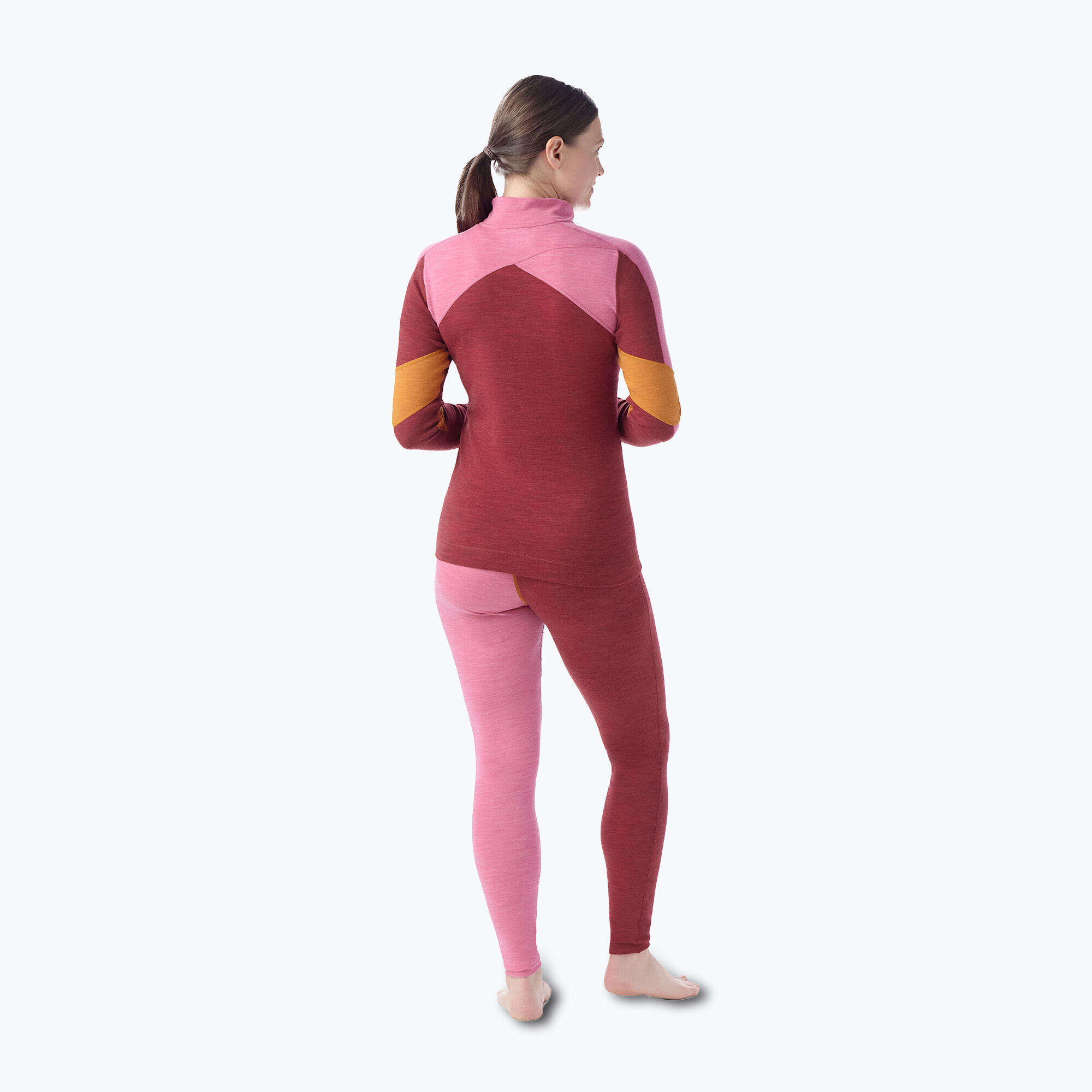 Smartwool Classic Thermal Merino Base Layer Colorblock 1/4 Zip Boxed Sweatshirt 2/4