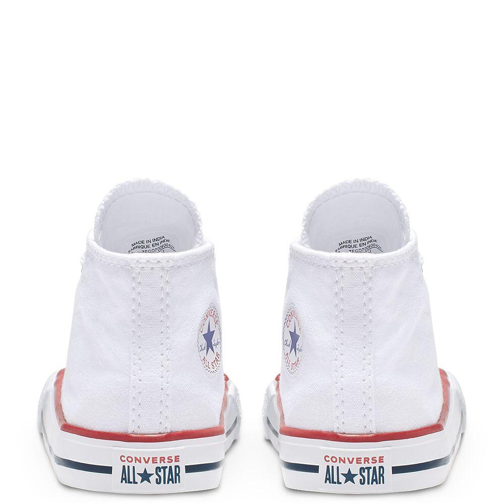 Botas para Crianças Converse 7J253C Branco 4/5