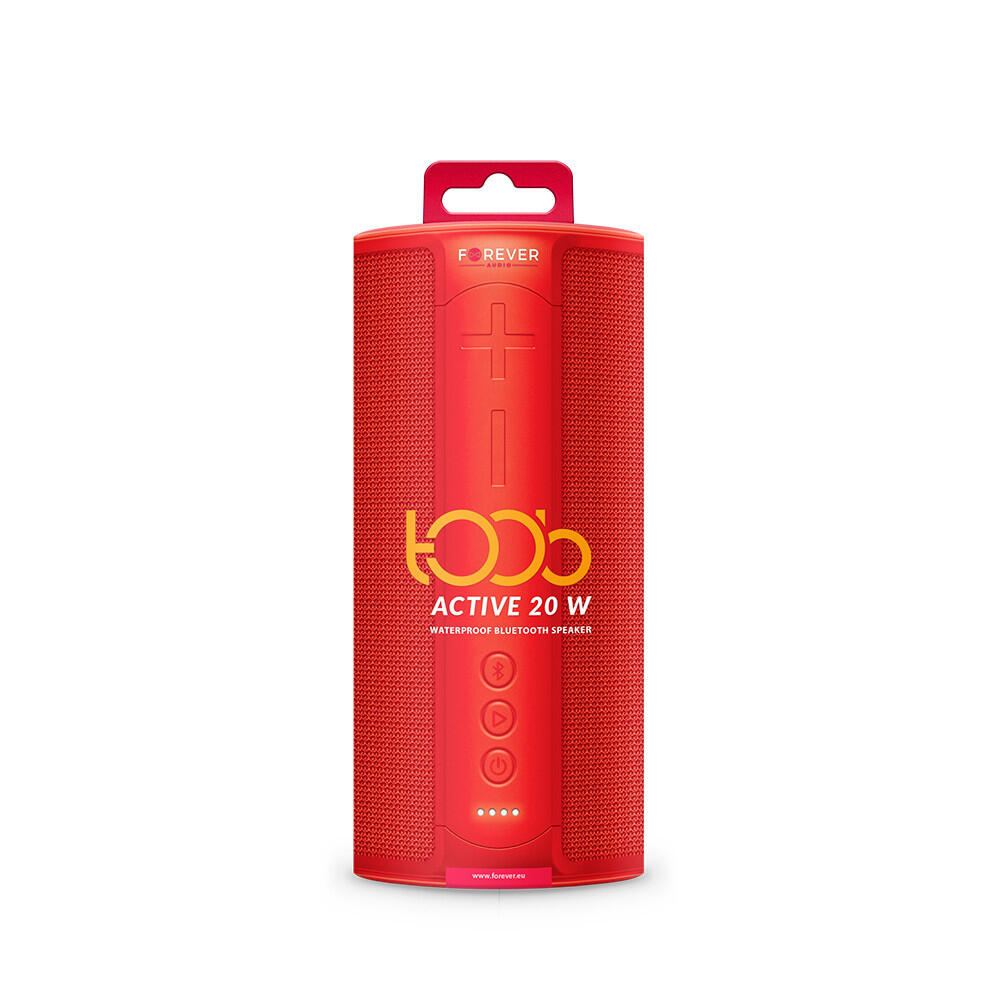 Altifalante Bluetooth Forever Toob 20 vermelho BS-900 2/5