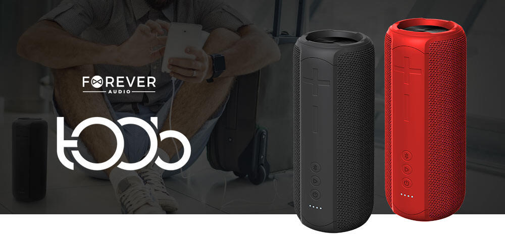 Altifalante Bluetooth Forever Toob 20 vermelho BS-900 4/5