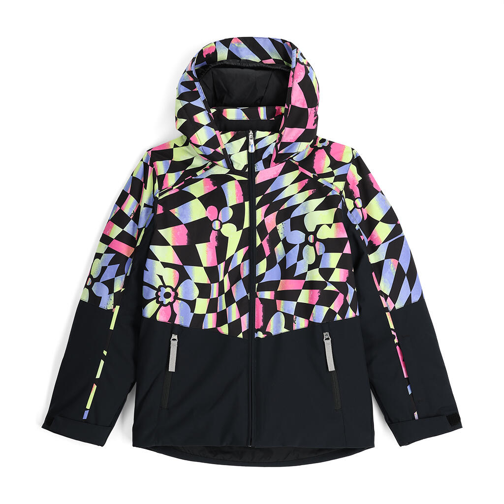 Spyder - Veste De Ski Ski Petite Fille - Conquer 10k - Veste - Multicolore - 12 - Decathlon