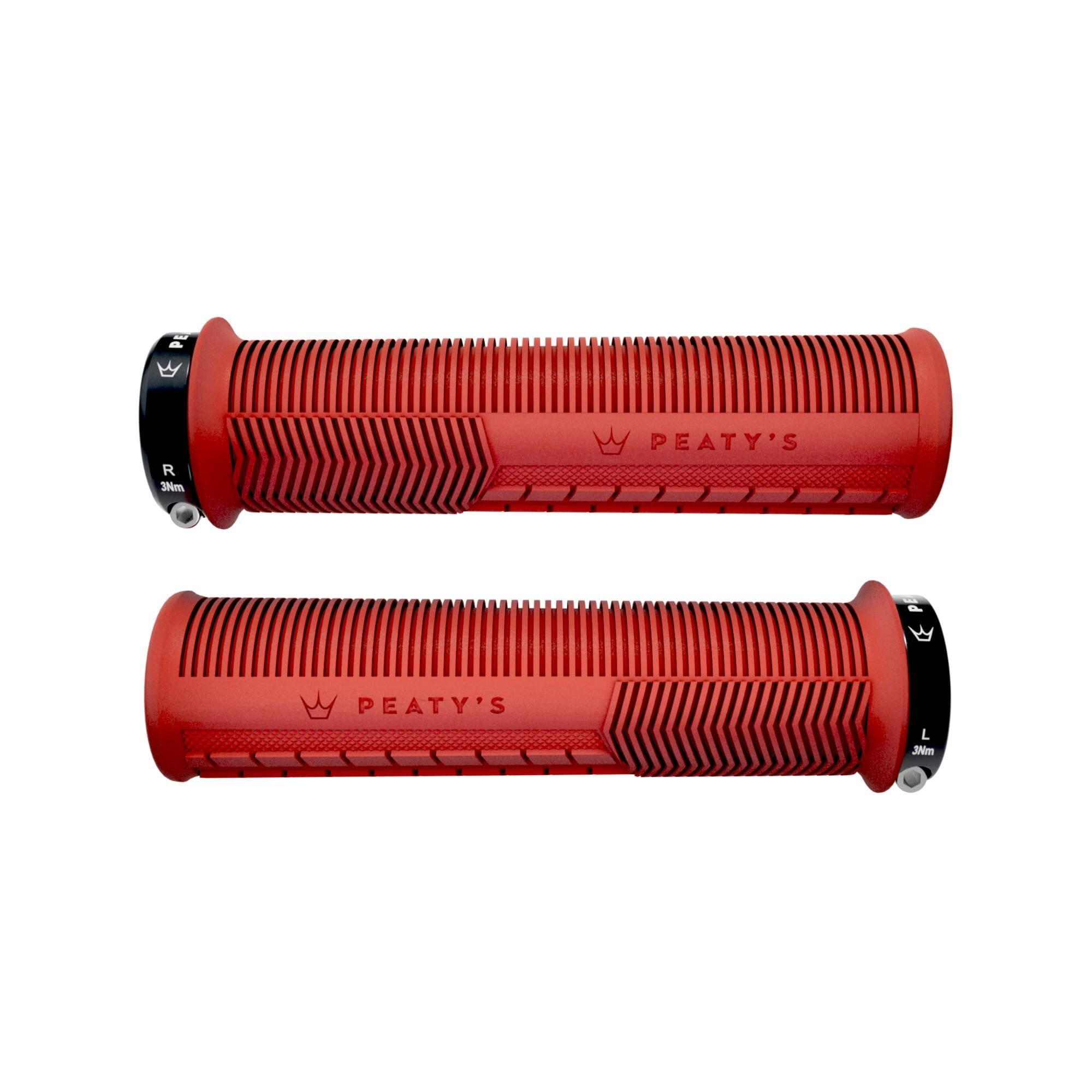 PEATY'S Peaty's Monarch Mushroom Grip Thin (30-32mm) Red – Mountain Bike MTB Grip