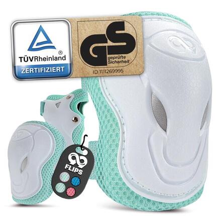 Schützer Set Protektoren Kinder Skateboard TÜV 3-er Schoner Set Inliner Skating