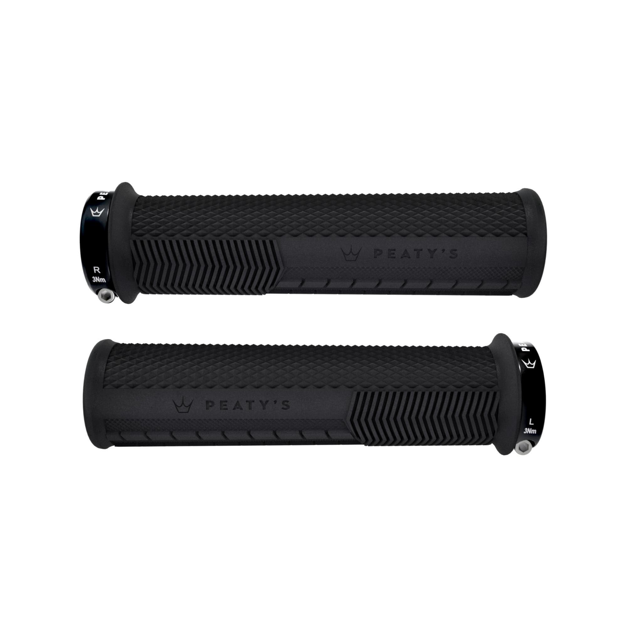 PEATY'S Peaty's Monarch Knurl Grip Thin (30-32mm) Black – Mountain Bike MTB Grip