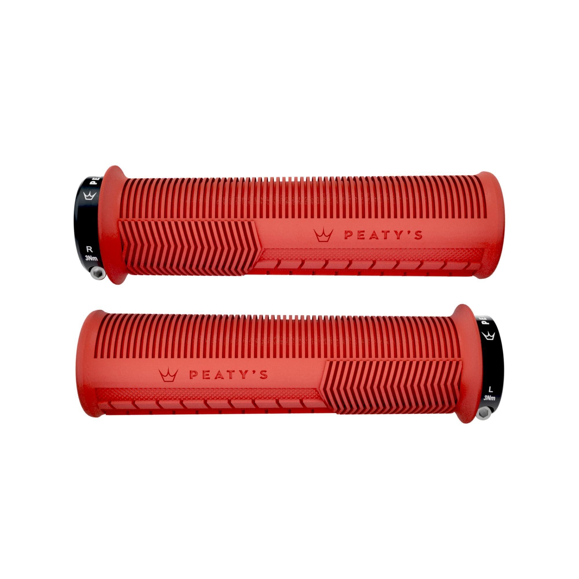Peaty's Monarch Mushroom Grip Thick (32-34mm) Red – Mountain Bike MTB Grip 1/7