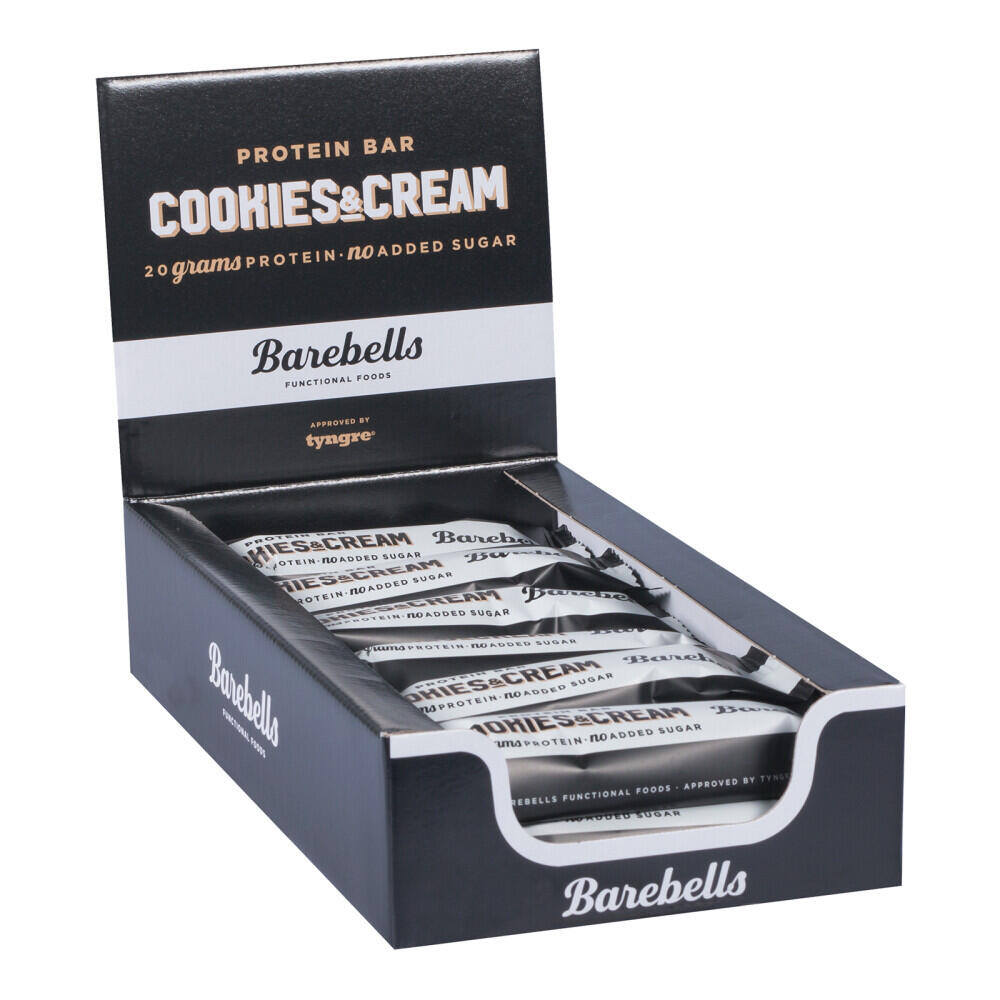 BAREBELLS Eiwitrepen - Doos Barebells Eiwitreep (12x55g) - Koekjes & Crème