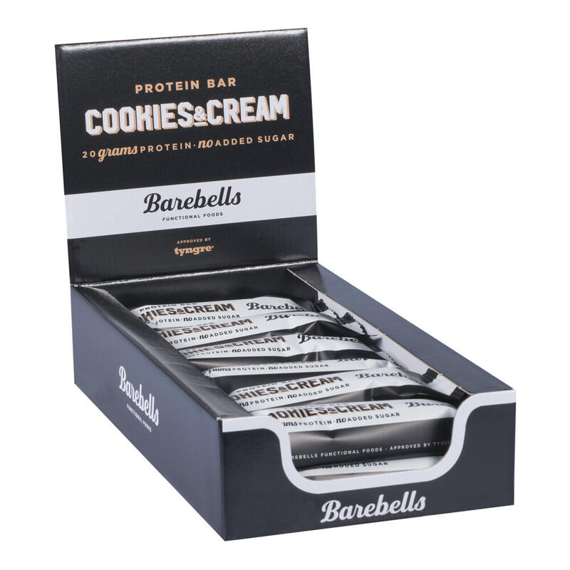 Barres protéinées - Barebells Protein Bar - Biscuits et Crème Boite de 12