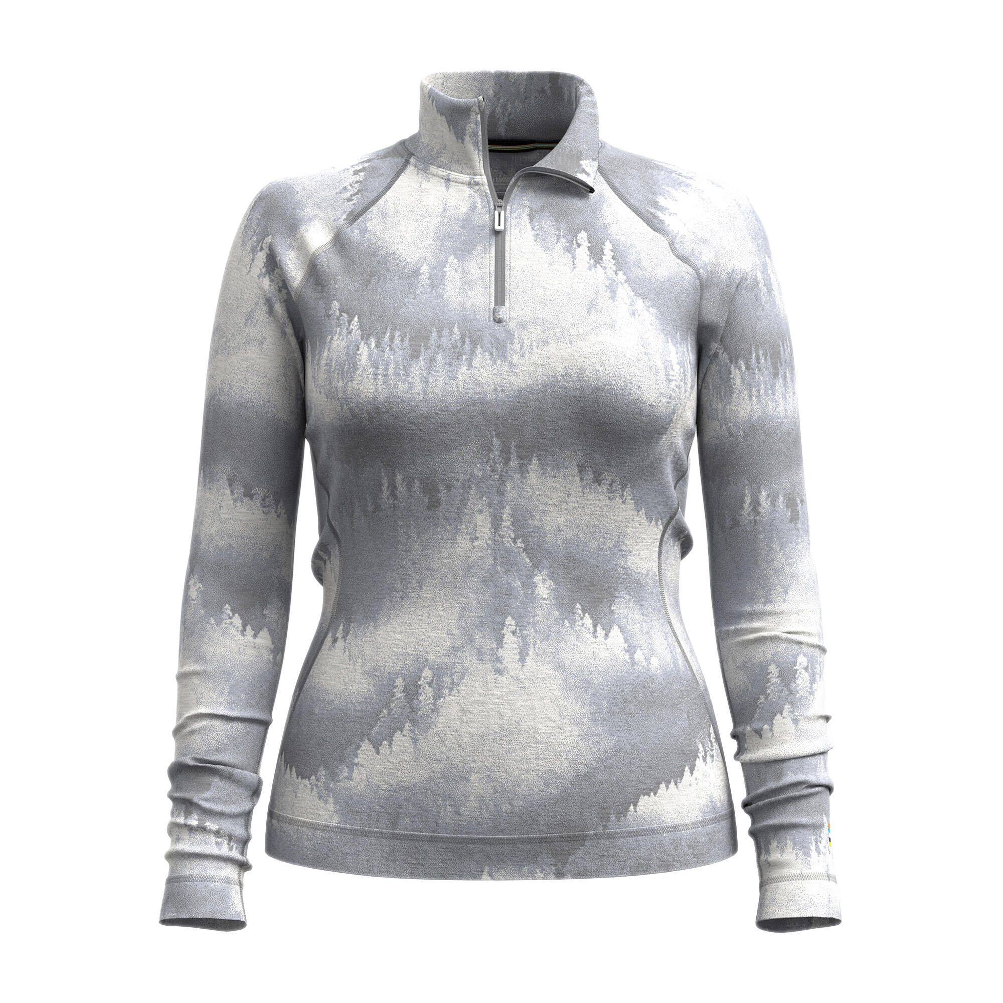 Smartwool - Smartwool Classic Thermal Merino Base Layer 1/4 Zip Boxed Sweat-shirt Pour Femme - Sweat-shirt - Gris - 36 Xs - Decathlon