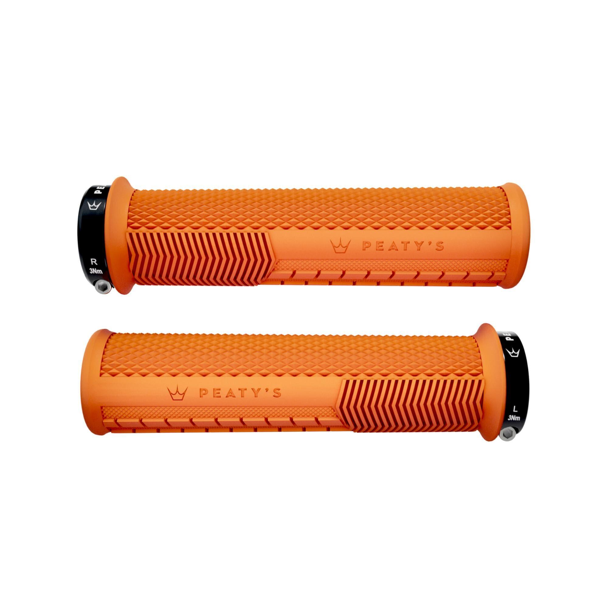 PEATY'S Peaty's Monarch Knurl Grip Thin (30-32mm) Mango – Mountain Bike MTB Grip