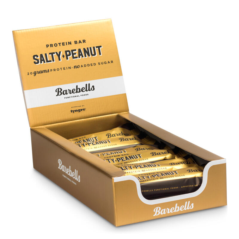 Barres protéinées - Barebells Protein Bar - Cacahuète Salée Boite de 12
